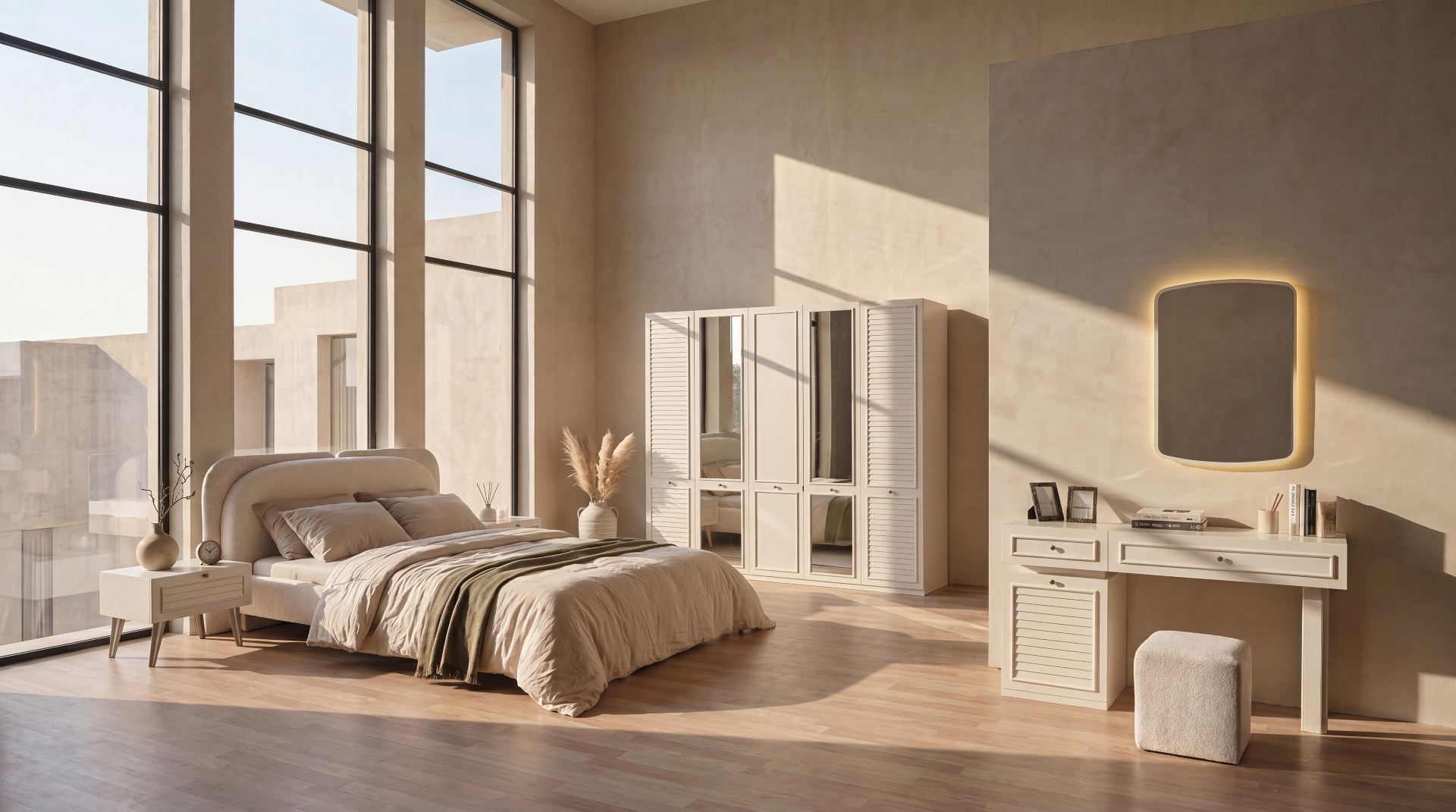 COMPLETE SLAAPKAMER SET — Rustige luxe